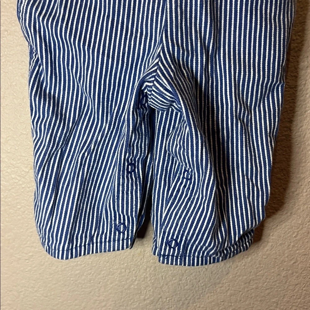 Oshkosh B’Gosh Vintage Made In USA Railroad Conductor Overalls 12 Months